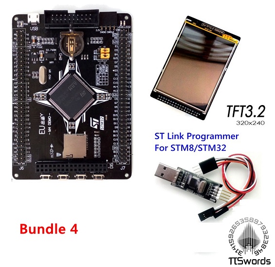 STM32F407ZGT6 development board with tft screen