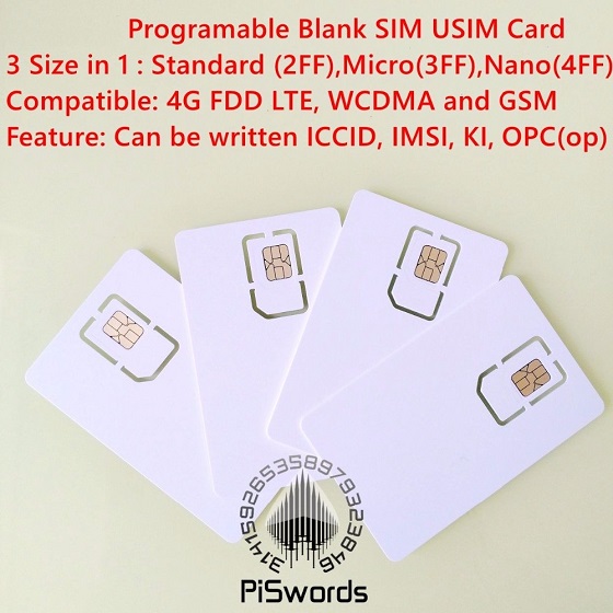 Blank USIM LTE FDD 4G SIM CARD 2