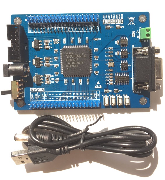 Xilinx xc6slx9 FPGA development board